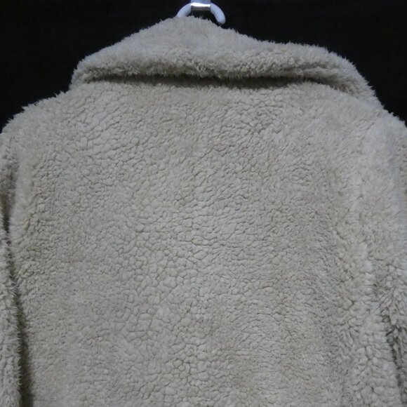 FREE PEOPLE | xs - extra small | Teddy - Furry Plush Double Breasted Pea Coat - Picture 11 of 16